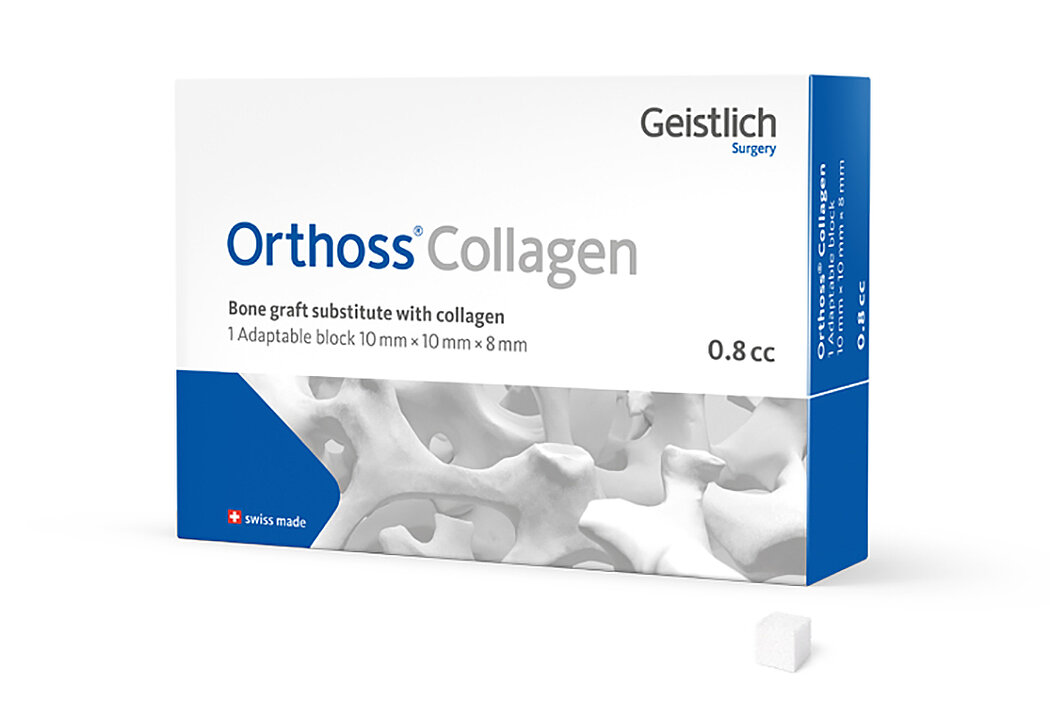 Orthoss® Collagen Block 10 x 10 x 8 mm